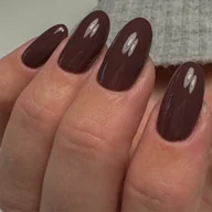 Russian manicure with rubber base/builder gel and gel color on natural nail length(Any color) at Nail Boss Studio